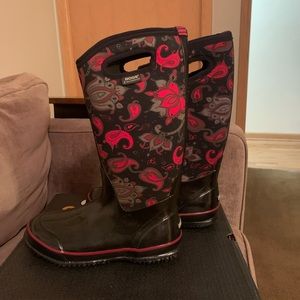Bogs Classic Paisley Floral Tall Insulated Boots